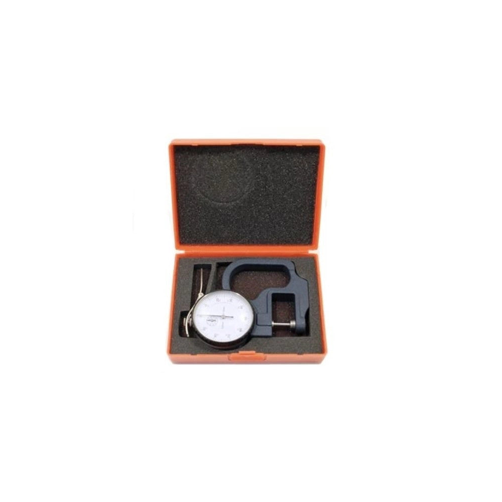 Trade Shop - Micrometro Spessimetro A Leva Con Quadrante Analogico A Lancetta 0-10 X 30 Mm -