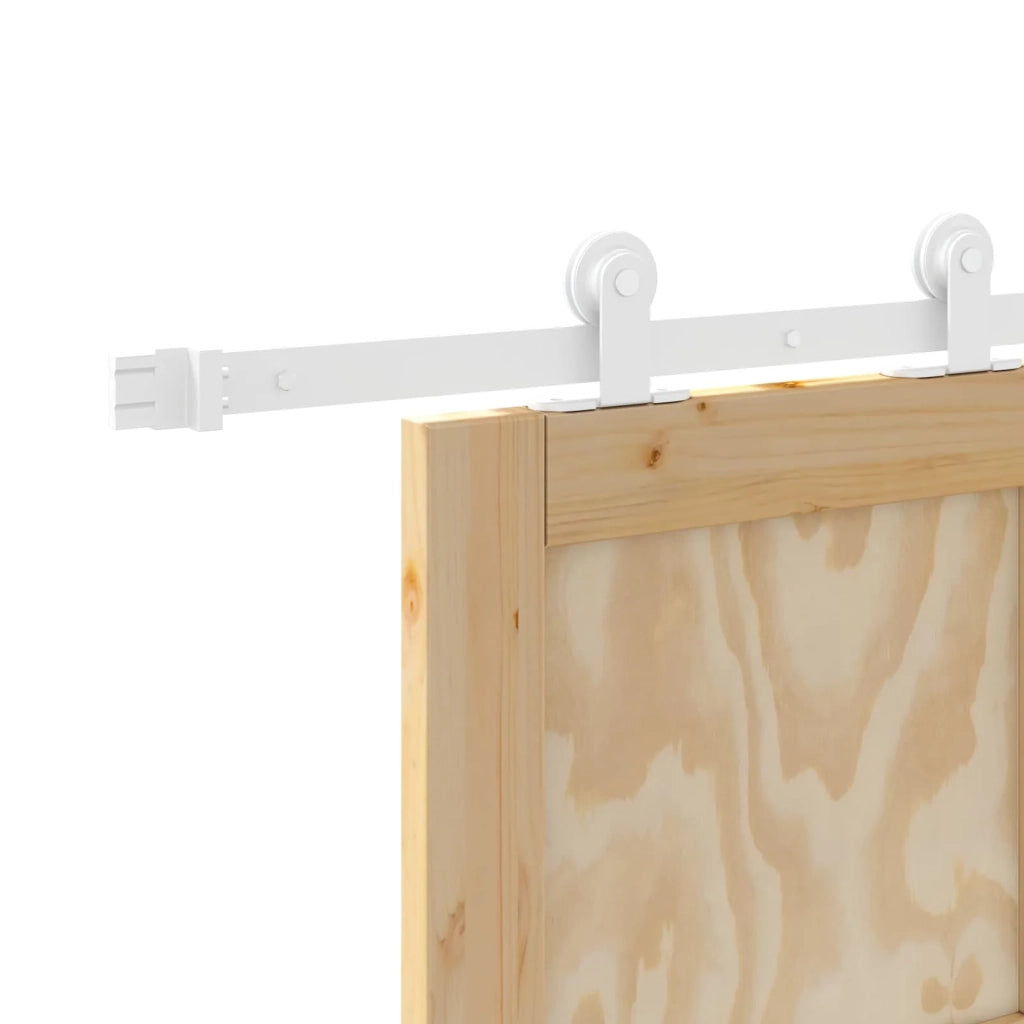 Porta scorrevole Naturale e Bianco 86 x 211 cm 3445475