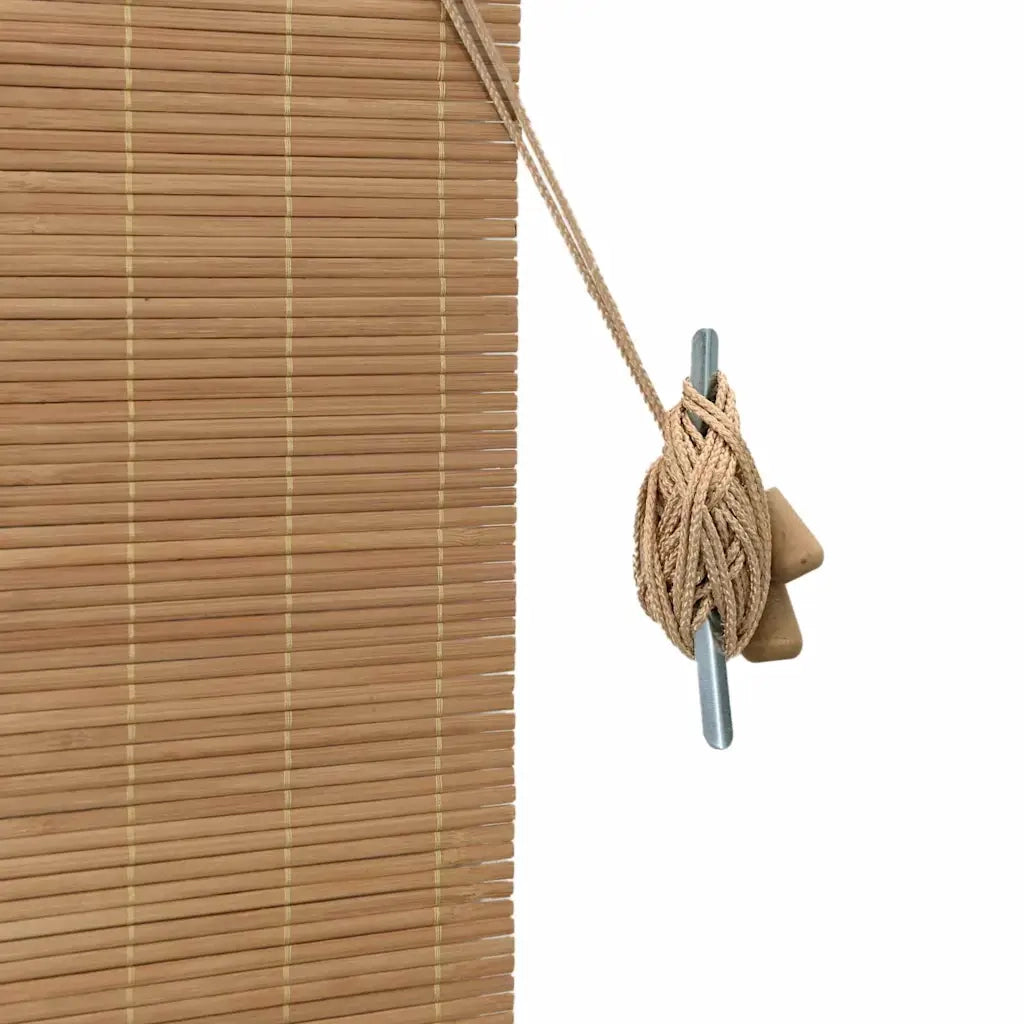 Tenda a rullo con tende Marrone 140 x 220 cm Bambù 42006859