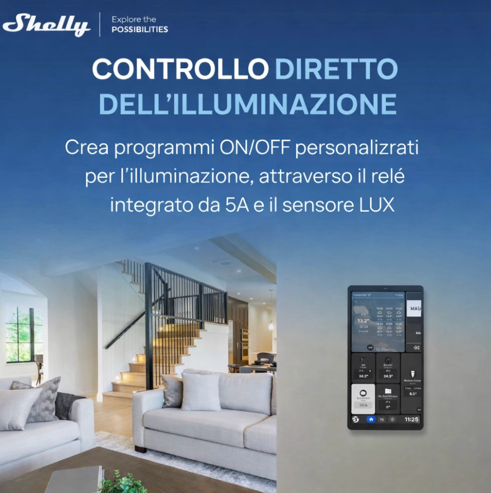 SHELLY WALL DISPLAY X2I BLACK