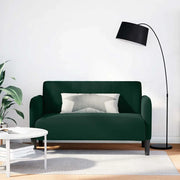 Divano Divanetto-Sofa Verde Scuro 109 cm Velluto