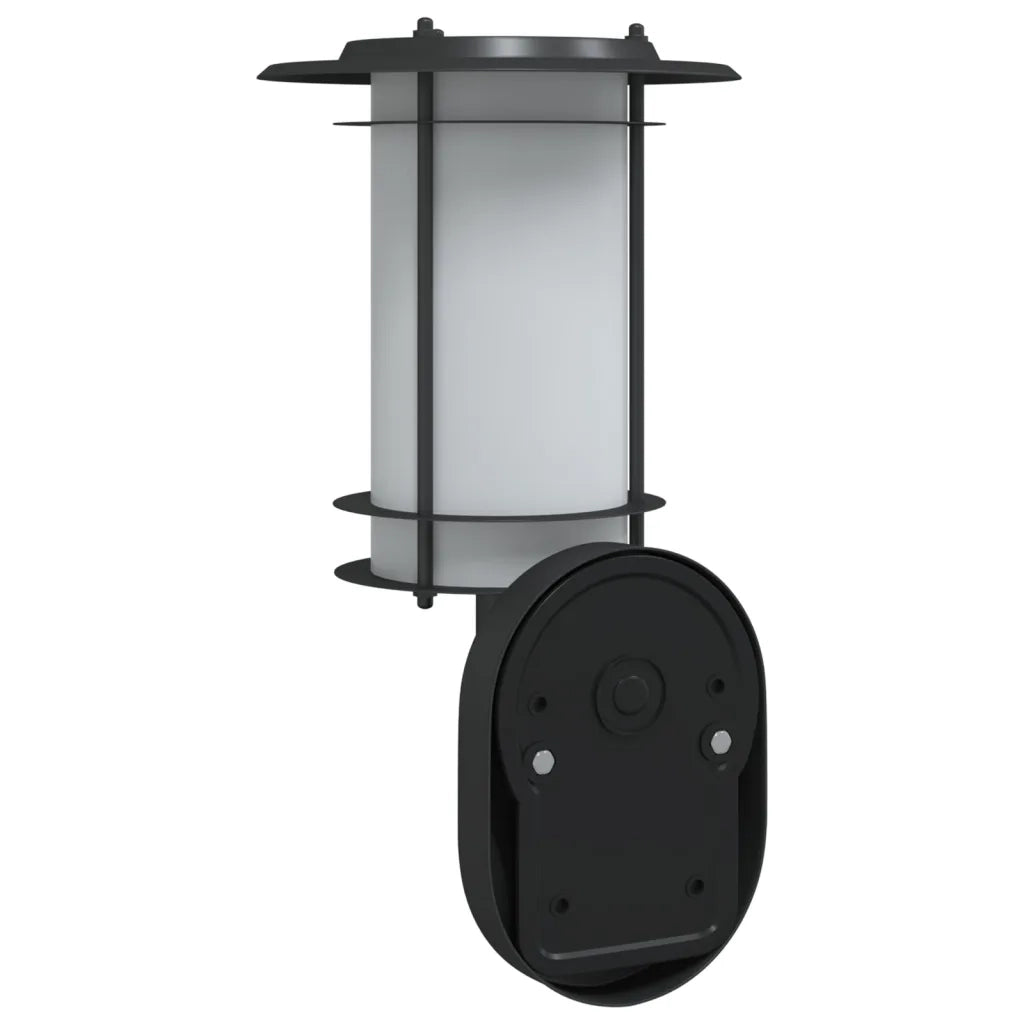 Applique da Esterno con Sensore Nera in Acciaio Inossidabile 4006290