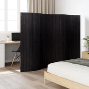 Divisorio Ambienti | Divider per stanze | Paravento Nero Larghezza 250 cm Altezza 165 cm in Bamb¨´