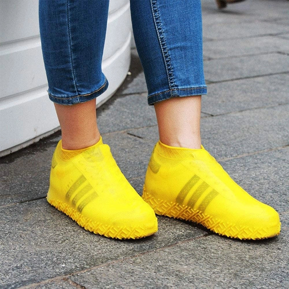 Trade Shop - Copri Scarpe Impermeabile In Silicone Antiscivolo Copriscarpe Lavabili Copertura -    M