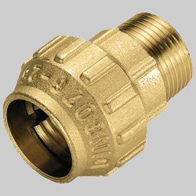RACCORDO DIRITTO MASCHIO COBRA RING  40 x 11/4     TIEMME