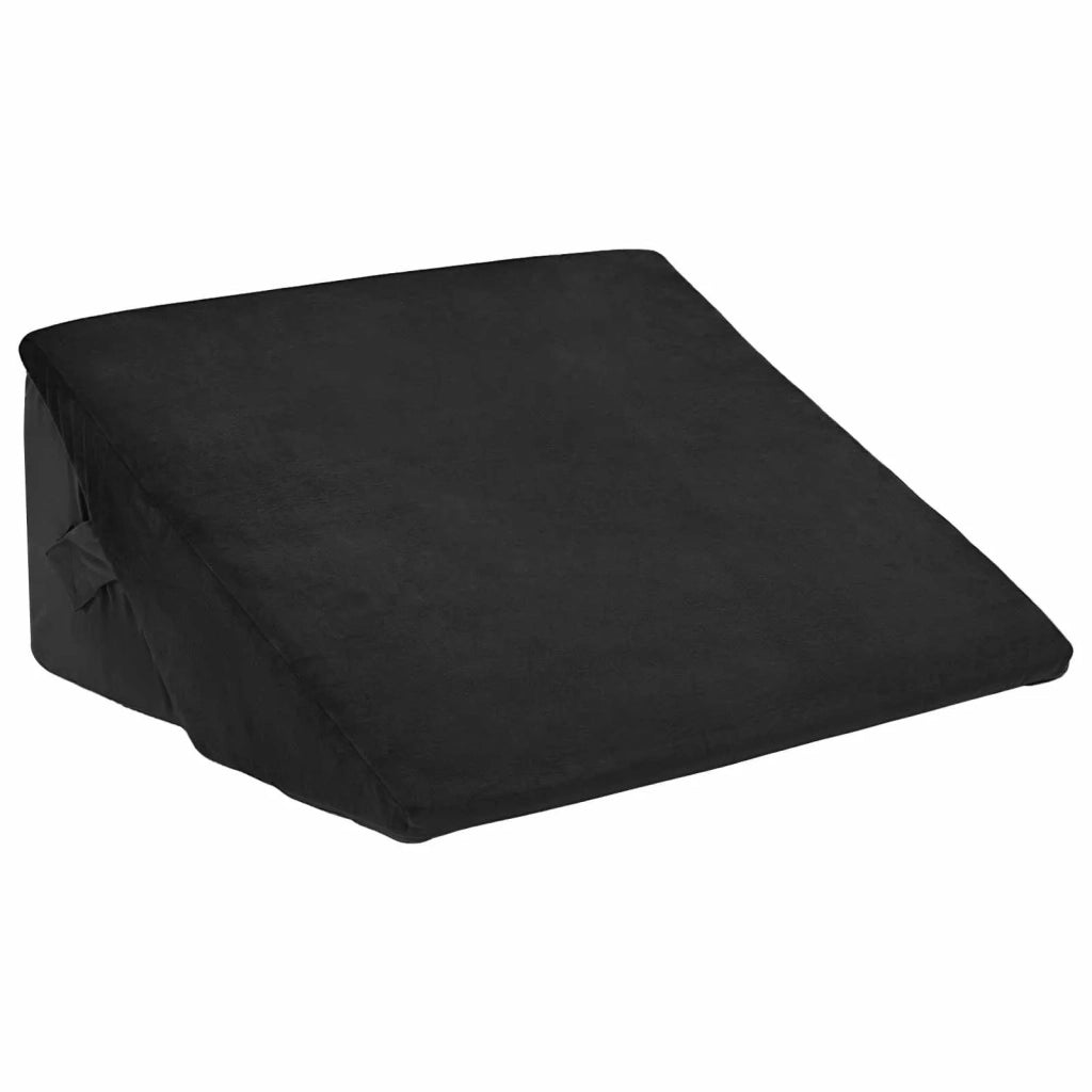 Cuscino a Wedge Nero 55 x 55 x 26 cm Schiuma Memory 42020242