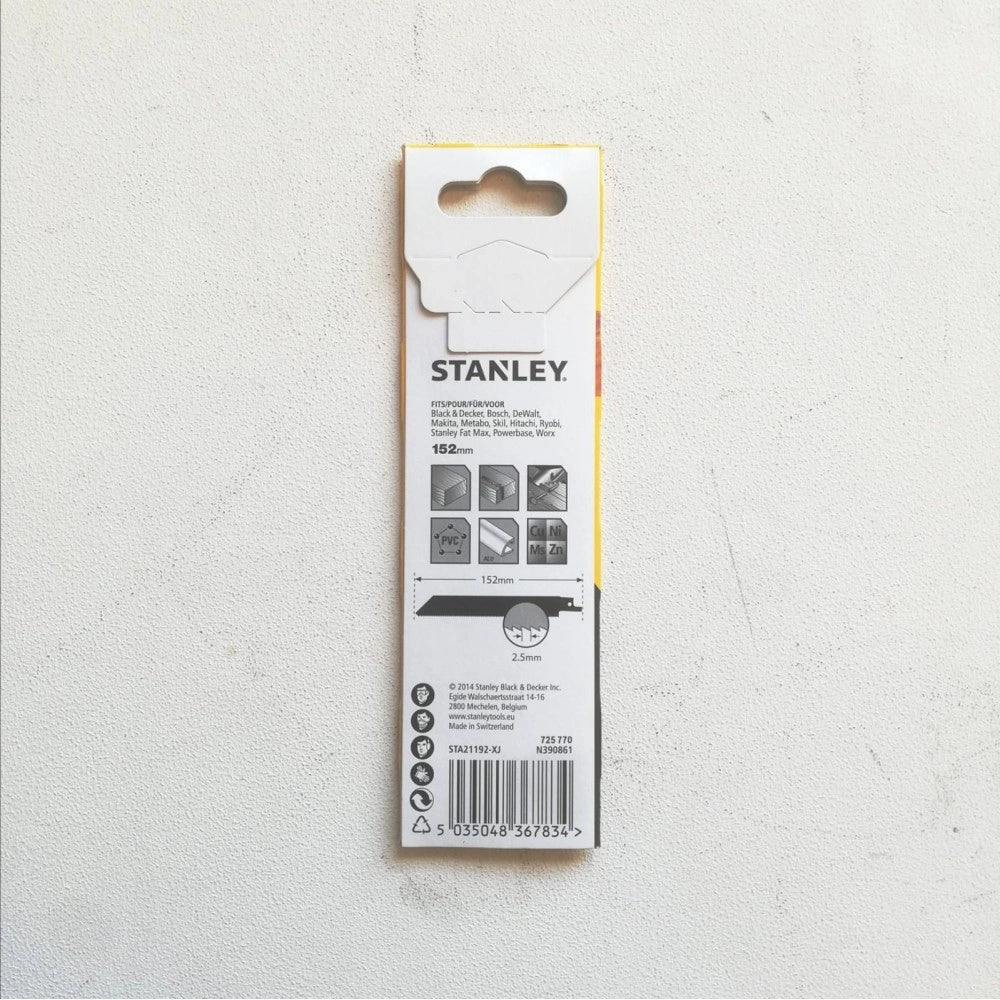 Stanley lama da 152mm per taglio legno per gattuccio - 2pz