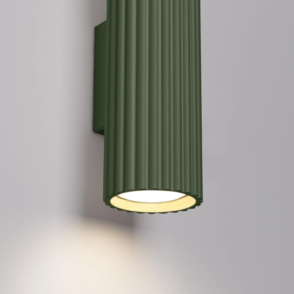 Lampada da parete KARBON 20 verde oliva