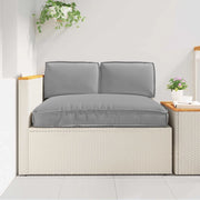 Set di Cuscini 3 pcs Grigio Tessuto Oxford 3402130