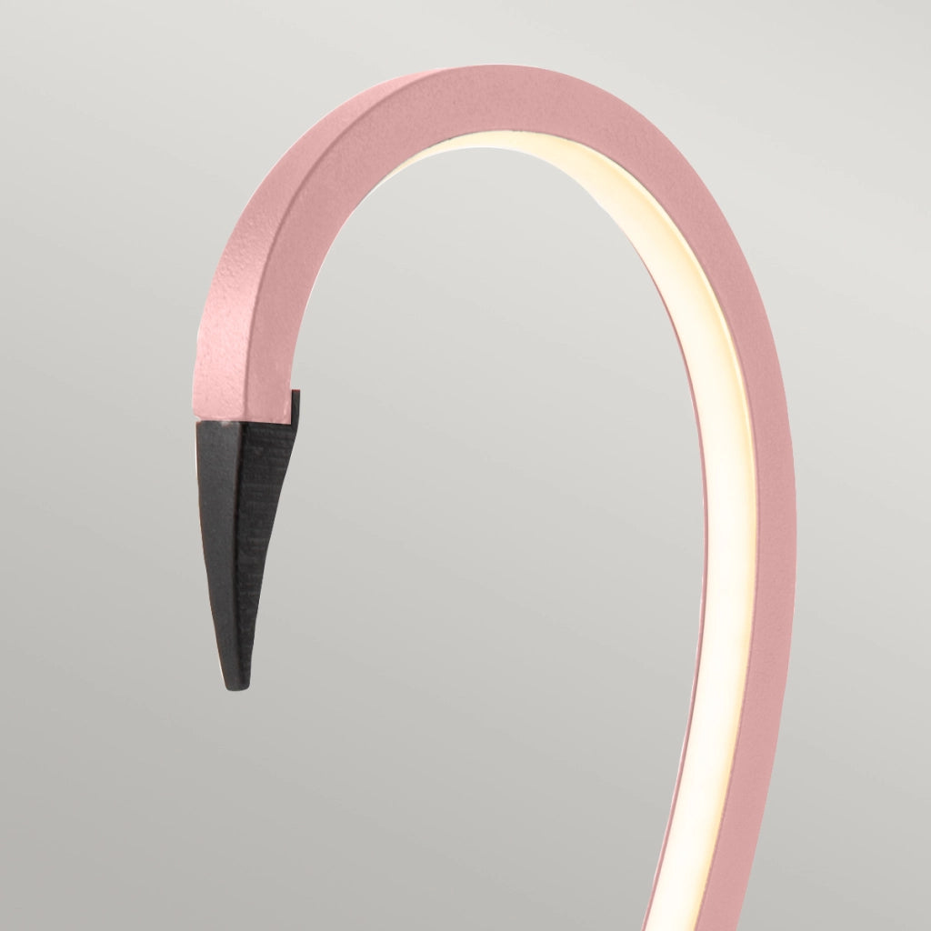 Lampada da tavolo moderna Flamingo rosa LED 6W Elstead