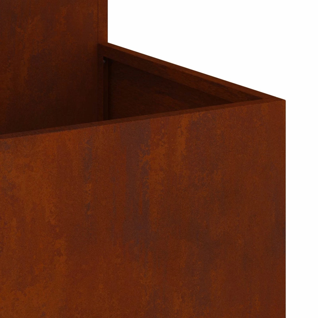 Vaso da giardino Ruggine 80 x 80 x 60 cm 865861