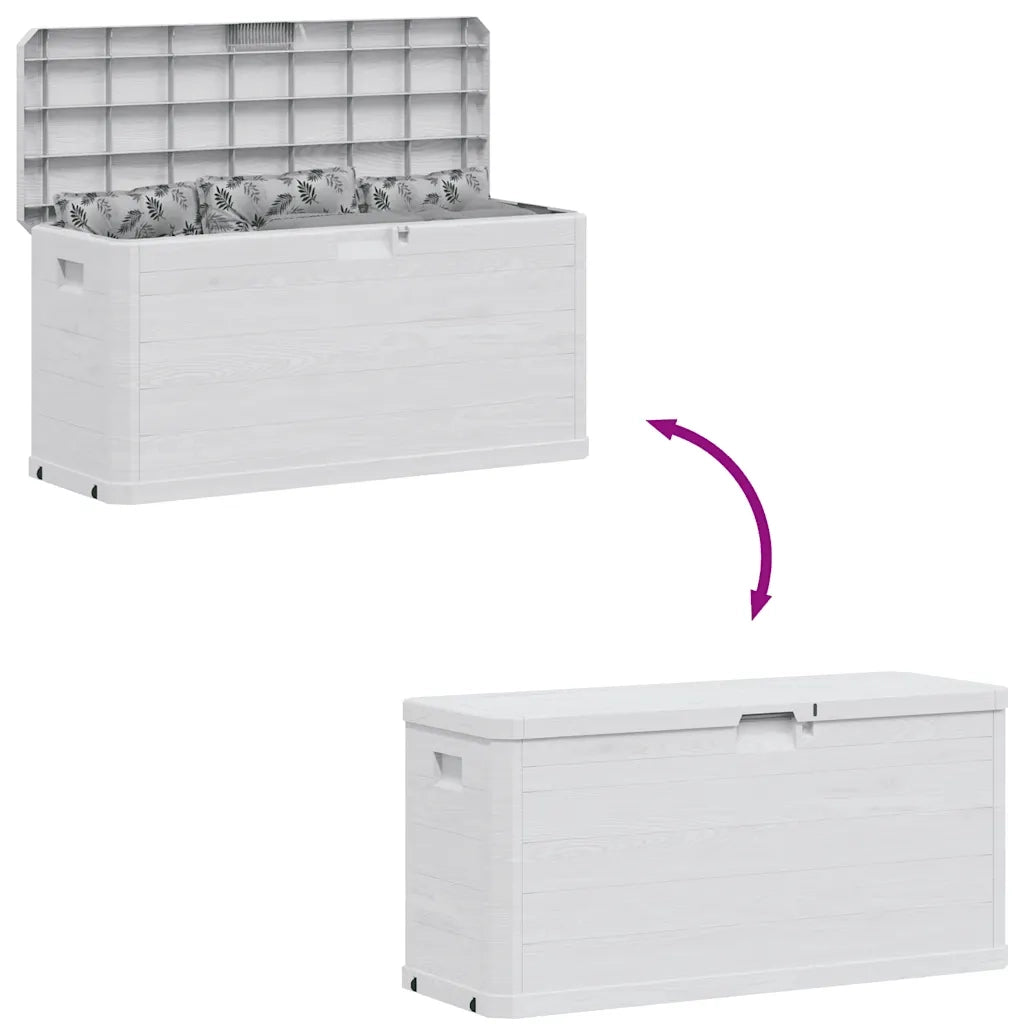 Baule da Giardino 280 L Grigio Chiaro 45686