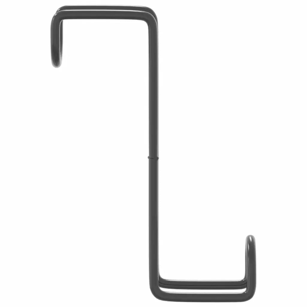 Supporti Briglie 3 pz in Acciaio Nero 172463