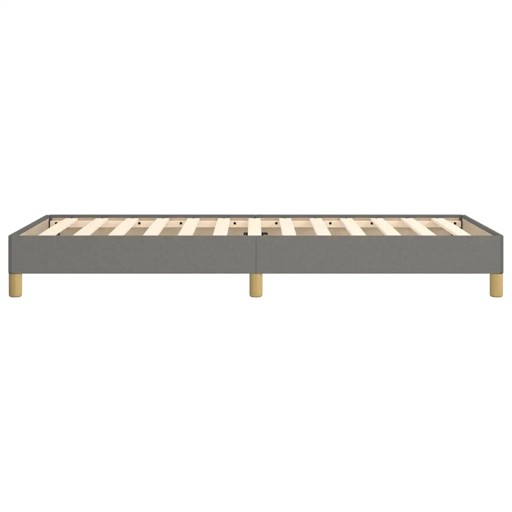 Giroletto senza Materasso Grigio Scuro 80x200 cm Tessuto 346771