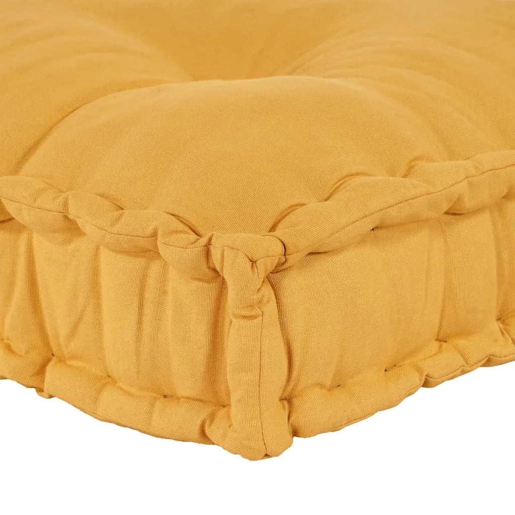 Cuscino per Divano Pallet Giallo 120 x 80 x 12 cm Tessuto 4019094