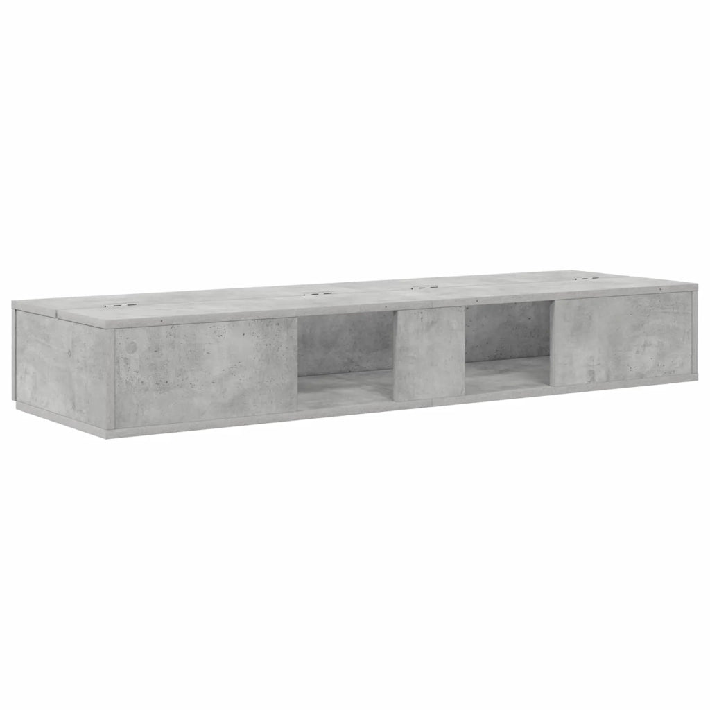 Scrivania studio Grigio Cemento 130 x 40 x 19,5 cm 8006679