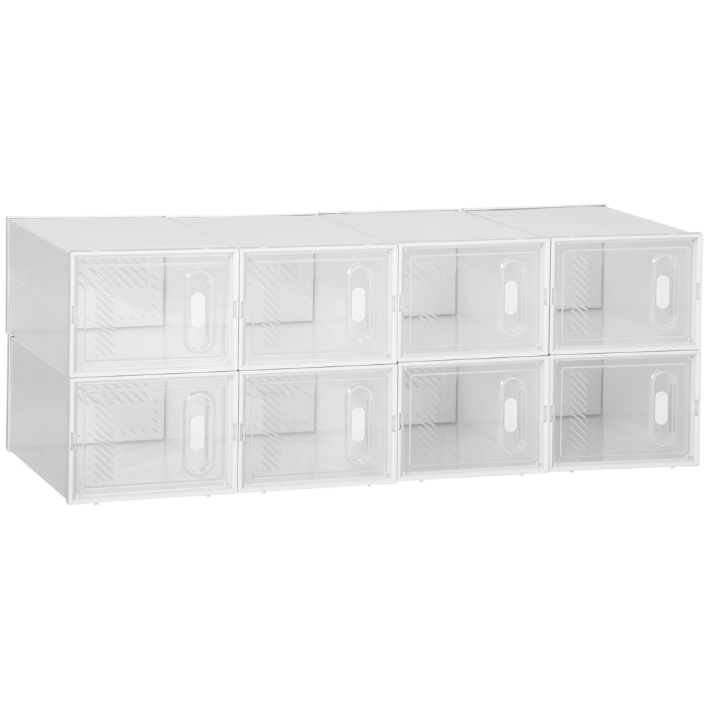 Scaffale modulare 8 scomparti ¨C Xylo ¨C Trasparente 25x35x19 cm