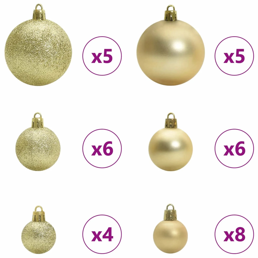 Albero di Natale artificiale Bianco 120 cm PVC e Acciaio 3426643
