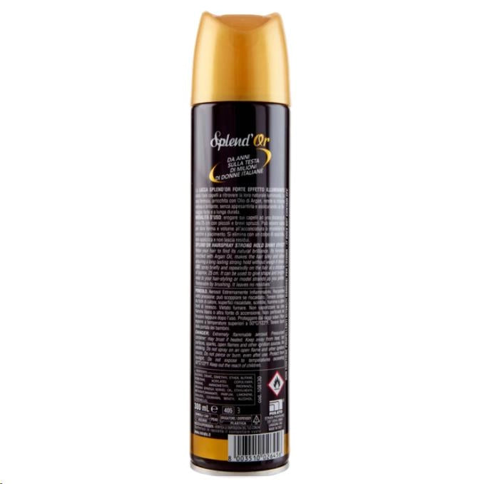 SPLEND'OR LACCA CON OLIO DI ARGAN TENUTA FORTE 300 ML