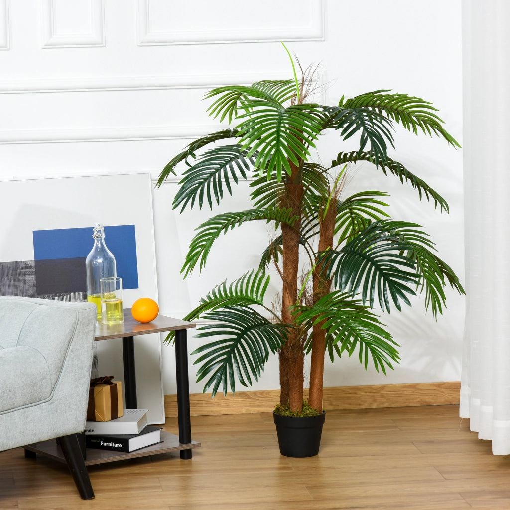 Albero Artificiale Palma ¨C zephmum ¨C Verde 1.2m con Vaso