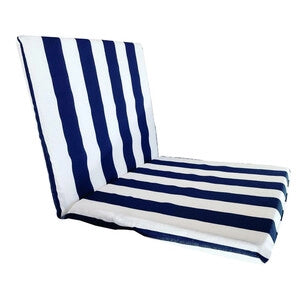 CUSCINO GARDEN SCHIEN BASSO  85X45CM RIGA BLU