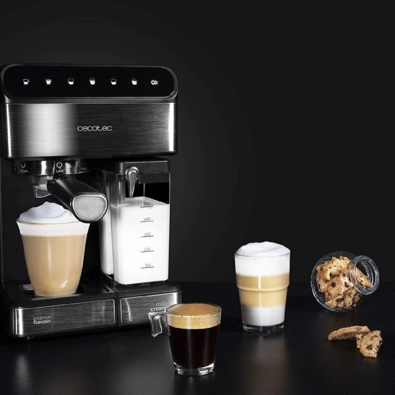 CECOTEC 01558 - Macchina da caffè semi-automatica Power Instant-ccino 20 Touch Serie Nera