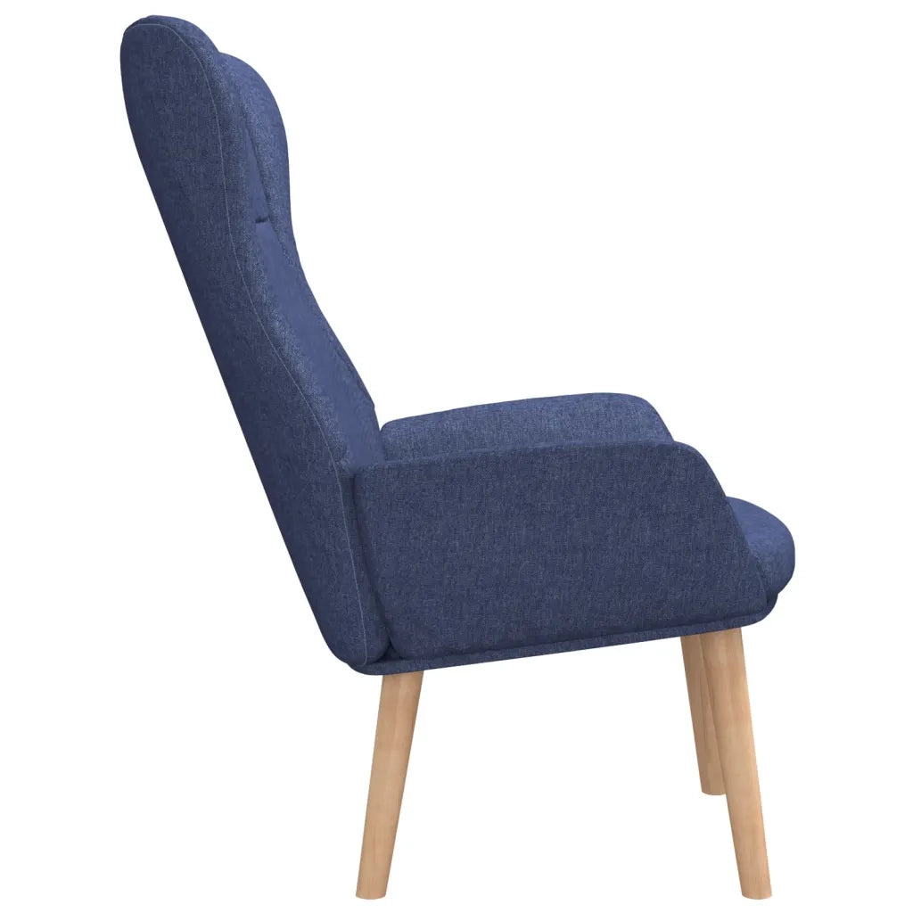 Sedia Relax Blu in Tessuto 341398