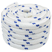 Corda da Barca 6 mm 5 m Bianco e Blu 42029555