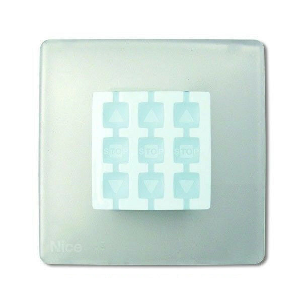 NICE WRT NICEWAY-OPLA SUPPORTO A PARETE RETTANGOLARE TRASPARENTE NEUTRO OPLA