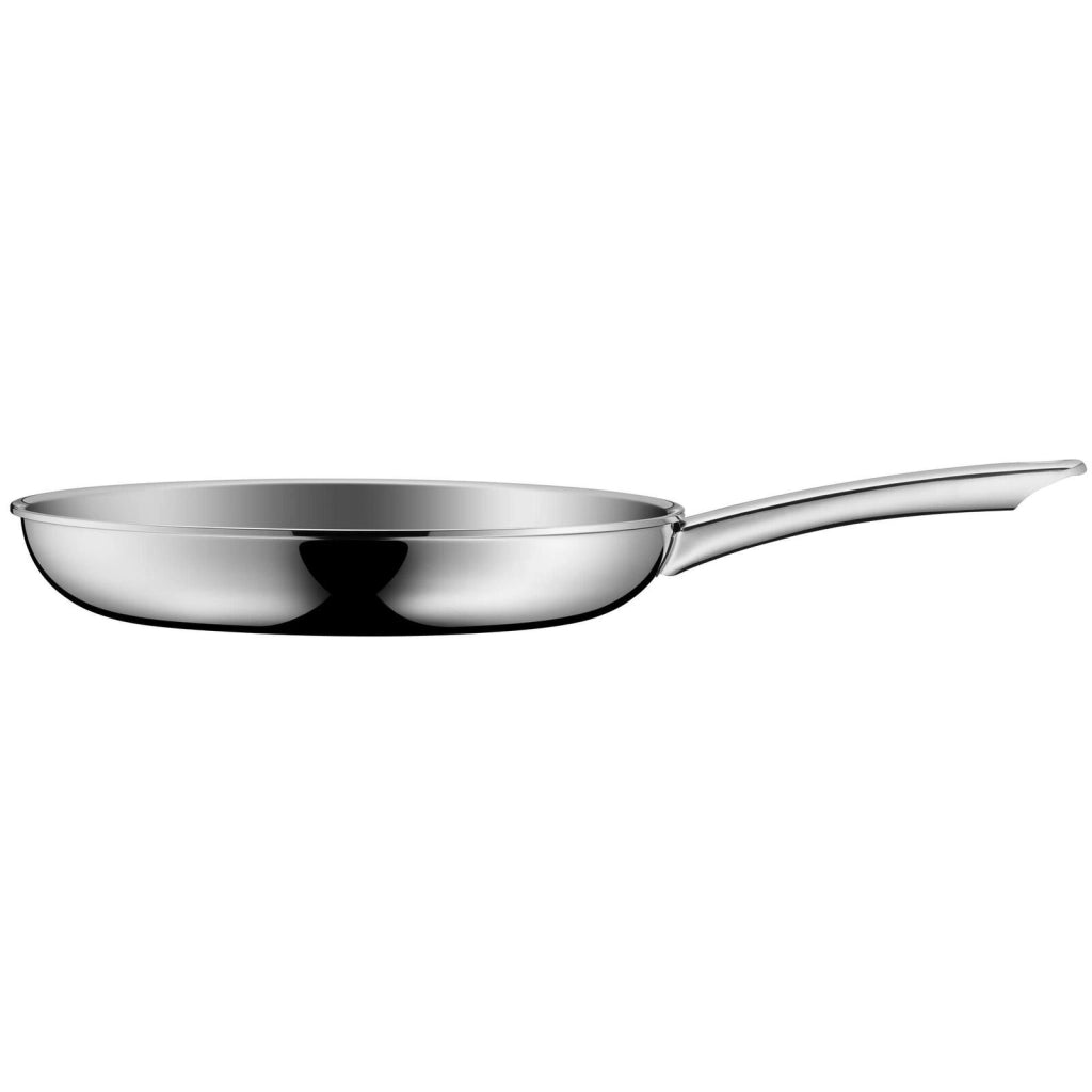 WMF 1756286411 Profi Resist Padella in Acciaio Inossidabile con Rivestimento Antiaderente a Nido d'Ape PermaDur Diametro 28 cm colore Nero e Acciaio inox