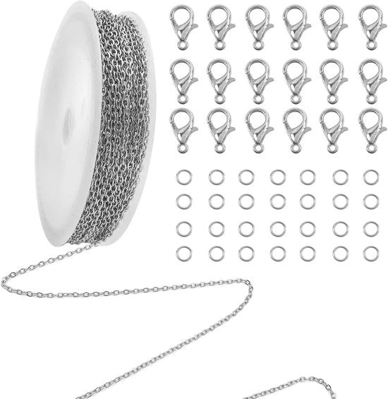 Collier in acciaio inossidabile da 5 m per creare gioielli