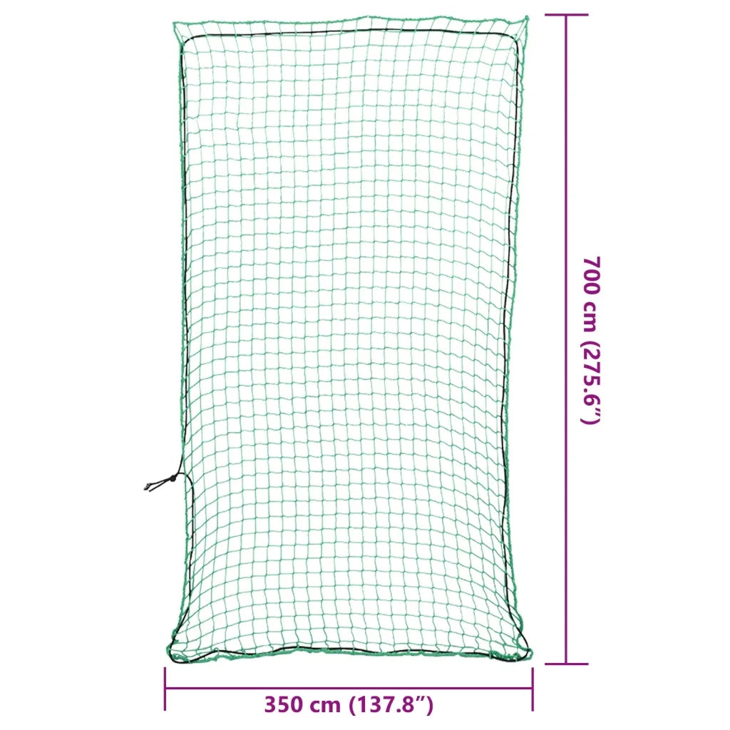 Rete per Rimorchio con Corda Elastica Verde 7x3,5 m in PP 4012249