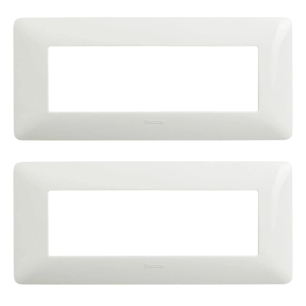 Bticino matix placca 6 posti tecnopolimero bianco am4806bbn pezzi 2