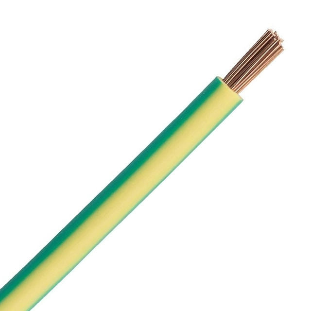 CAVO UNIPOLARE 'GIALLO VERDE' Sezione 1 x 1,5 - 100 metrilineari