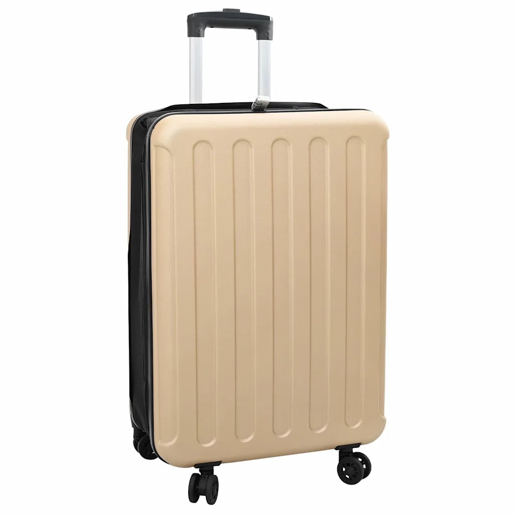 Valigia con blocco Champagne 43 x 27 x 66 cm Plastica ABS 42006255