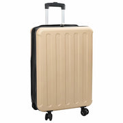 Valigia con blocco Champagne 43 x 27 x 66 cm Plastica ABS 42006255