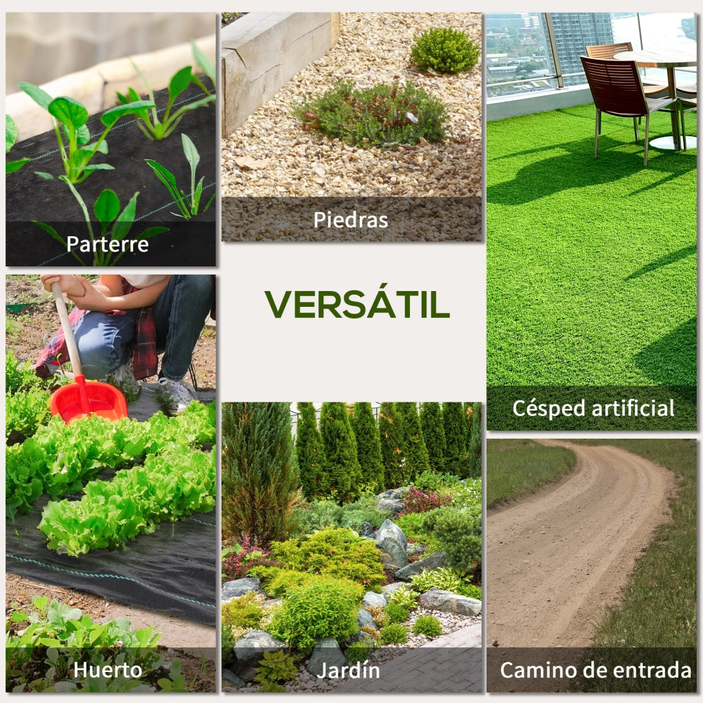Tessuto Non Tessuto Giardino ¨C Minimal ¨C 2x25 m 60 g/m2 Nero