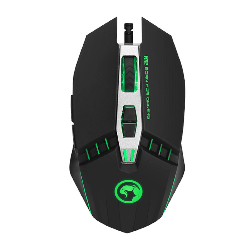 Trade Shop - Marvo M112 Scorpion Mouse Gaming Da Gioco 4000dpi Per Pc Usb 2.0 Retroilluminato -