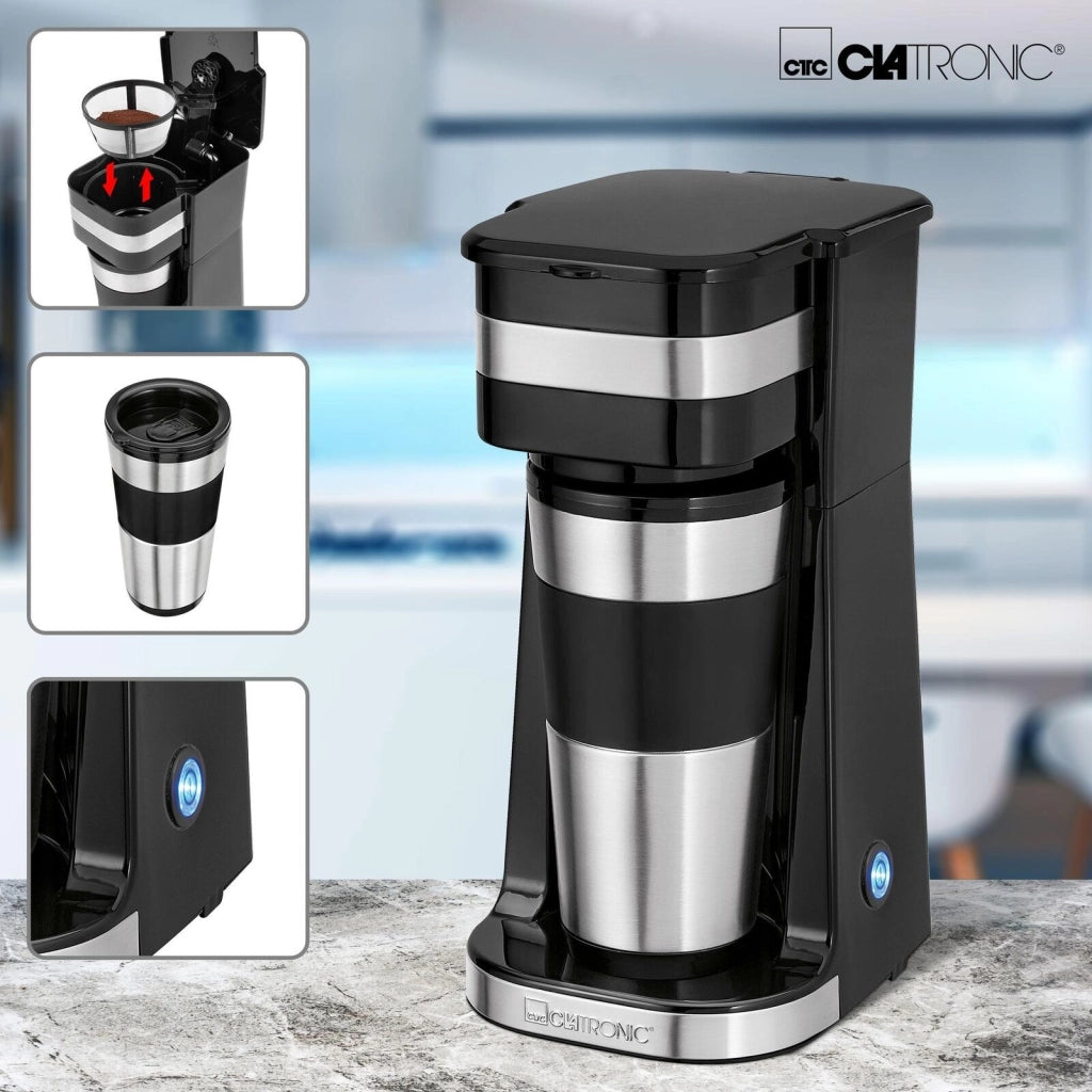 Clatronic KA 3733 Automatica Macchina da caffè con filtro 0,4 L