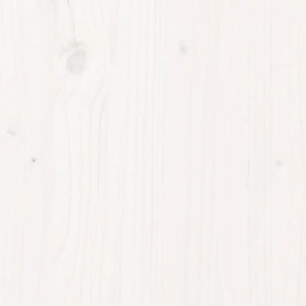 Tavolo da Picnic Bianco 160x134x75 cm in Legno Massello di Pino 832563