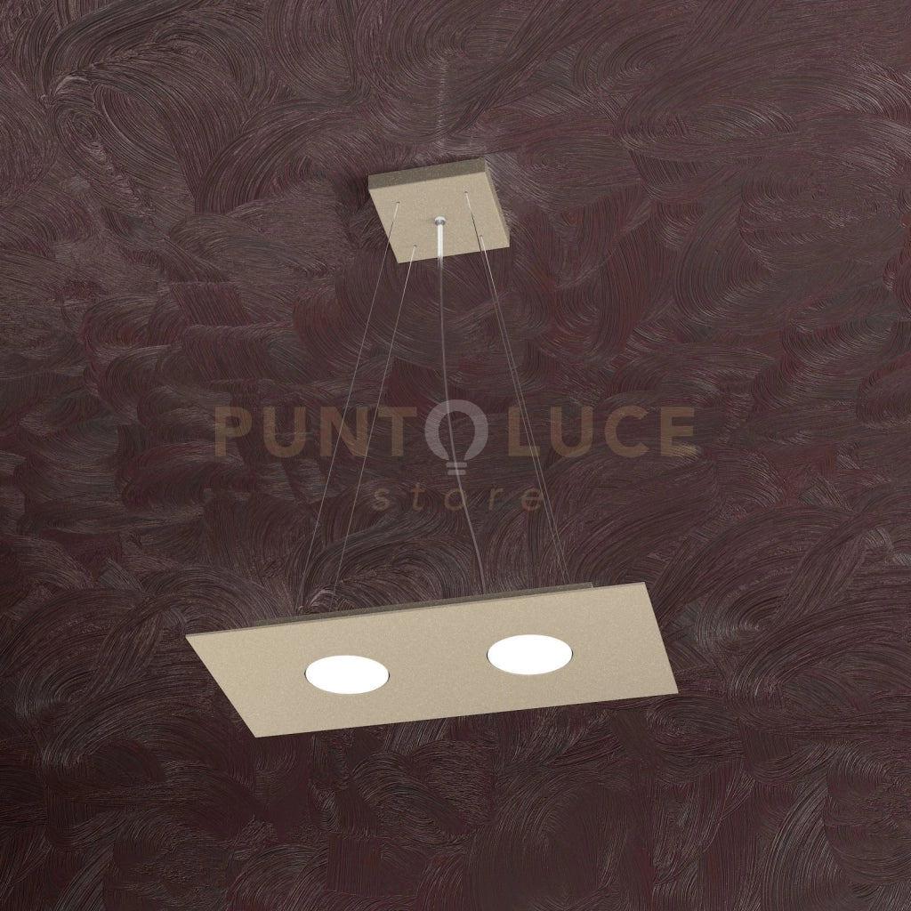 AREA SOSPENSIONE 2 LUCI SABBIA 1127-S2 R-SA