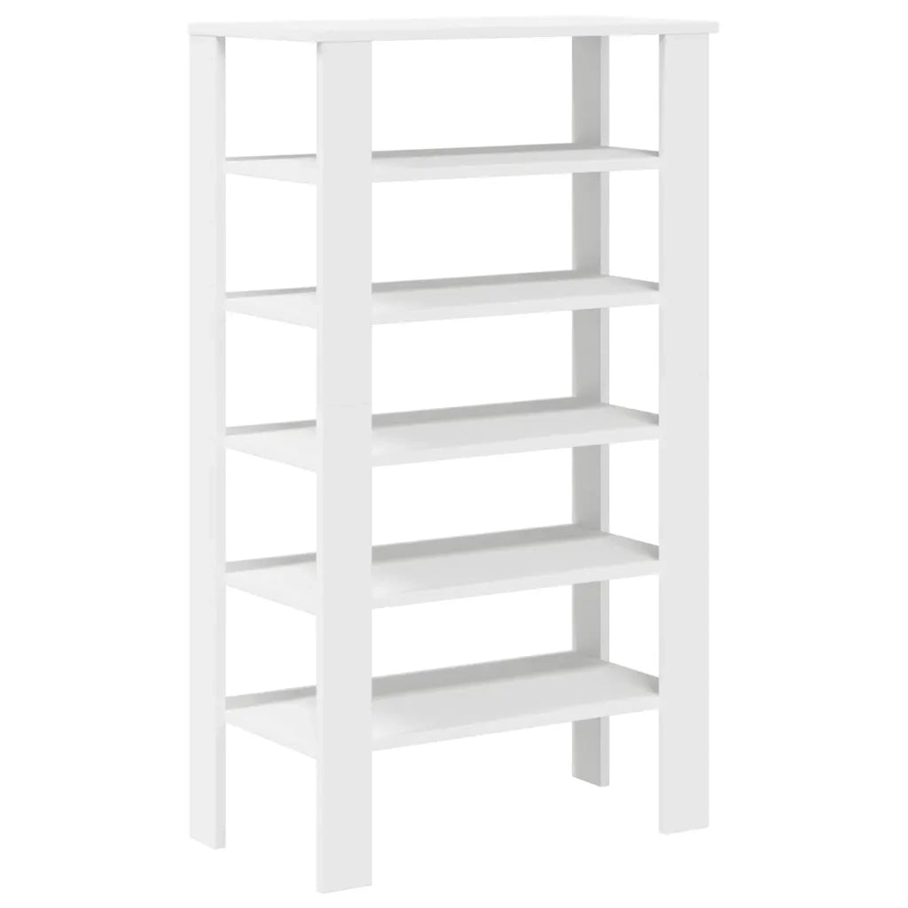 Scarpiera Bianca 61x32x105 cm in Truciolato 859860