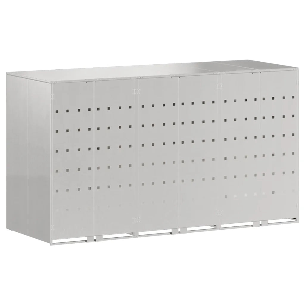 Contenitore per Rifiuti per 3 Bidoni 340 x 77.5 x 115.5 cm 3394789