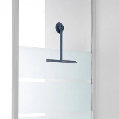 Tergivetro doccia blu in plastica antigraffio con ventosa Spring