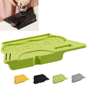 Tampermat in silicone, 24cm, per accessori per macchina da caffè, con angolo per tampone di caffè, sicuro per l'uso con alimenti
