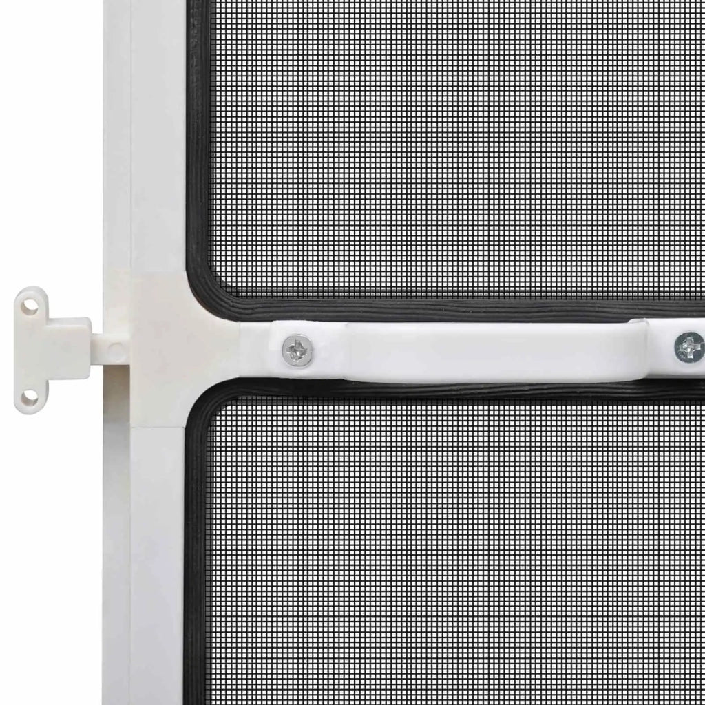 Schermo Insetti a Battente Bianco e Nero 120 x 240 cm 42047049