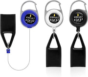 Set di Accendino Chiave con Leash e Clip - Accendino Ritirabile con Cavo - Supporto con Leash e Clip da 3 Pezzi