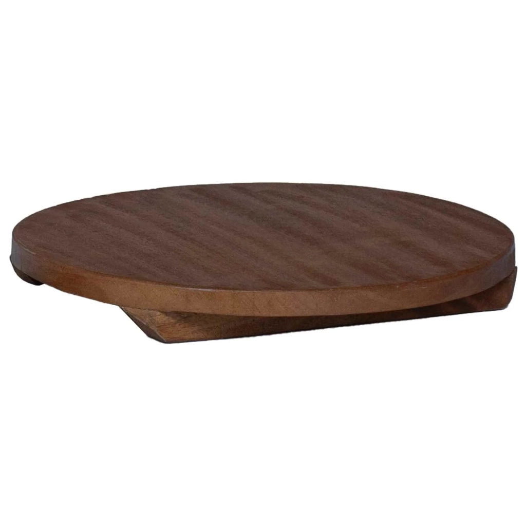 Sgabello per Piante 3 pcs Marrone Legno di Mogano