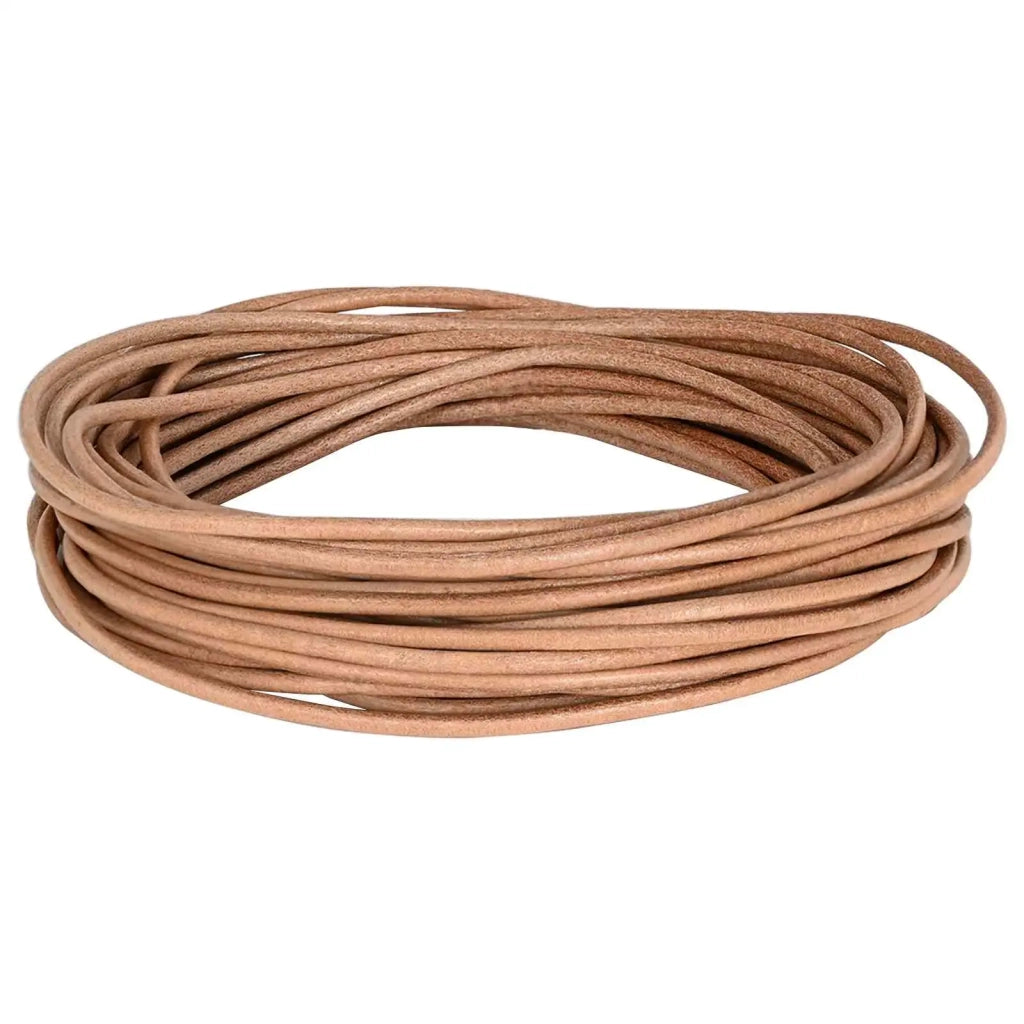 Cordino in Pelle Marrone ?3 mm x 5 m Pelle CFW9471448