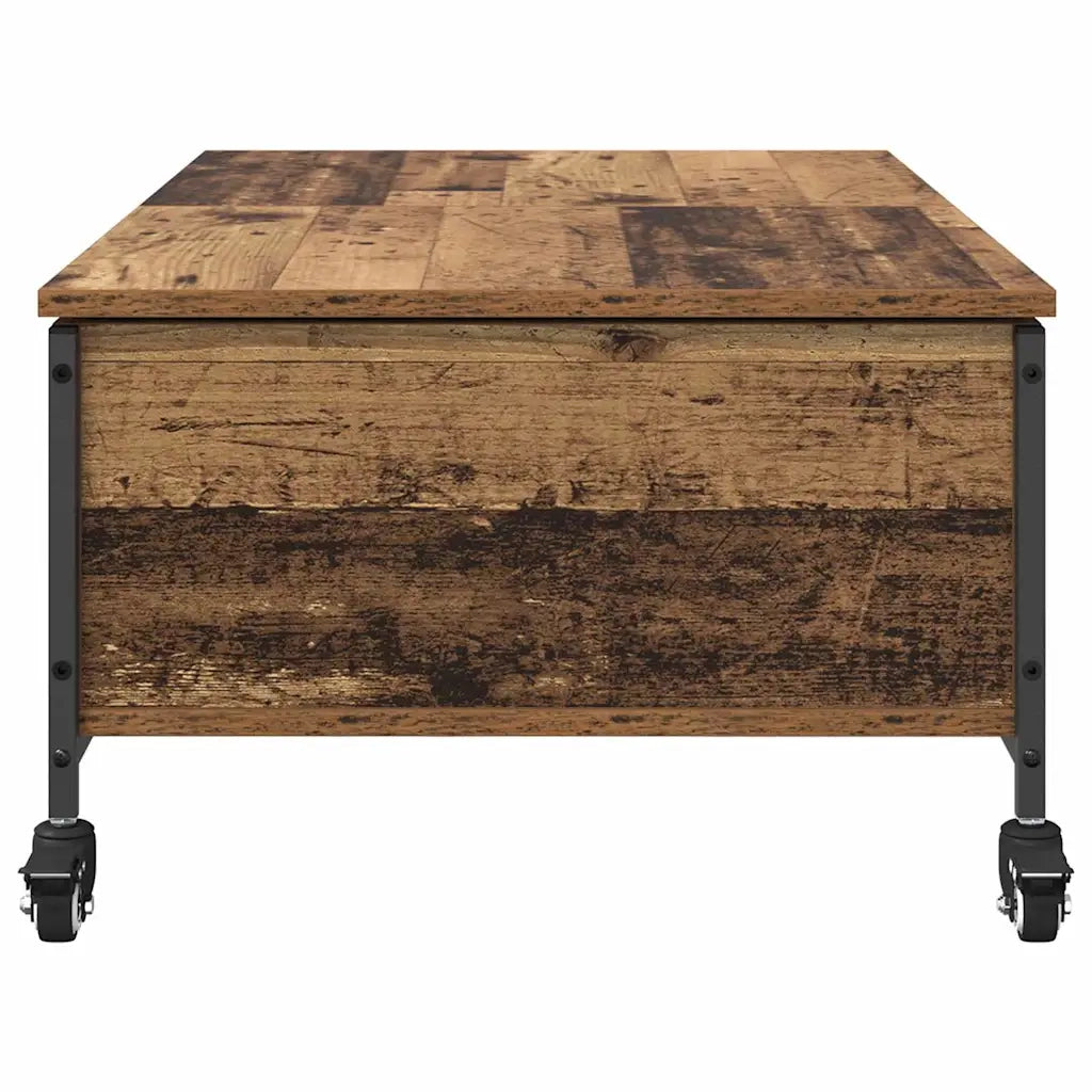 Tavolino da Salotto-Tavolino da soggiorno-Tavolo Legno vecchio 91 x 55 x 32 cm